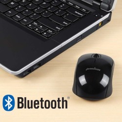 PERIMICE-803 Ratón Bluetooth Negro brillo. Ejemplo de uso