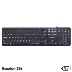 Teclado Retroiluminado Full Size Perixx 331 (ES)