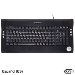 Perixx Spain. OFERTA Teclado multimedia negro cristal PERIBOARD 302