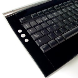 Perixx Spain. OFERTA Teclado multimedia negro cristal PERIBOARD 302