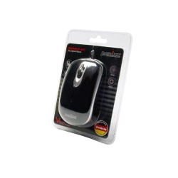 PERIMICE-403 Ratón Mini.  Negro brillo, Embalaje.