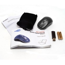 PERIMICE-602 Ratón Mini.  Wireless. Negro.  Contenido embalaje