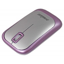 PERIMICE-706 Ratón wireless  Violeta  y Plata. Detalle