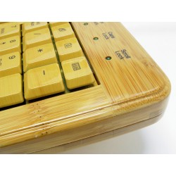 PERIDUO-301 Bambú. Detalle acabado Teclado