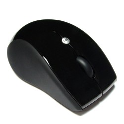 PERIMICE-707 Ratón Wireless. Negro brillo/mate