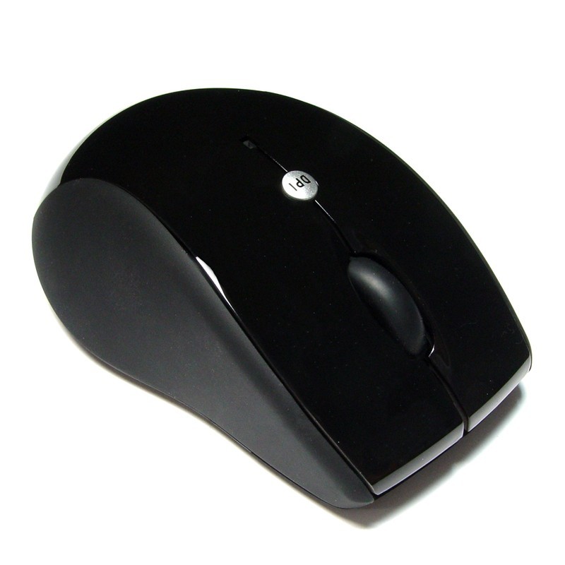 PERIMICE-707 Ratón Wireless. Negro brillo/mate