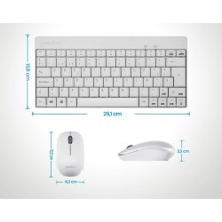PERIDUO-712 Blanco. Wireless. Dimensiones