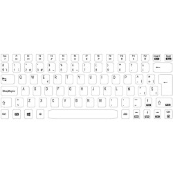 PERIDUO-712 Blanco. Wireless.  Comfiguración teclado ES